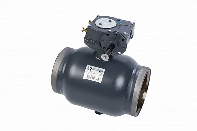 065N0151GR RJIP Premium Кран шаровой WW DN150 PN25 WG (приварной, с редуктором, С/П), Ридан