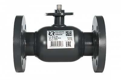 065N0232R RJIP Premium Кран шаровой FF DN65 PN16 GF (фланцевый, под привод, С/П), Ридан